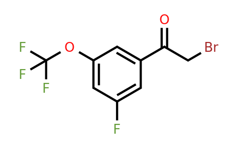1806313-19-8 | 3'-Fluoro-5'-(trifluoromethoxy)phenacyl bromide