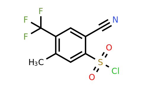 1806313-37-0 | 2-Cyano-5-methyl-4-(trifluoromethyl)benzenesulfonyl chloride