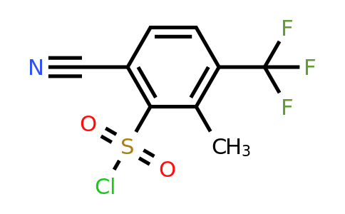 1806313-43-8 | 6-Cyano-2-methyl-3-(trifluoromethyl)benzenesulfonyl chloride