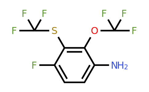 1806313-46-1 | 4-Fluoro-2-trifluoromethoxy-3-(trifluoromethylthio)aniline