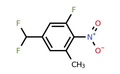 1806313-51-8 | 3-Fluoro-5-methyl-4-nitrobenzodifluoride