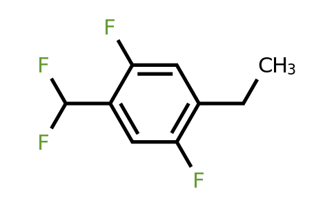 1806313-56-3 | 2,5-Difluoro-4-ethylbenzodifluoride