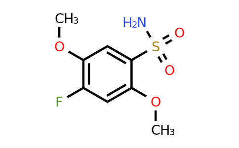 1806313-70-1 | 2,5-Dimethoxy-4-fluorobenzenesulfonamide