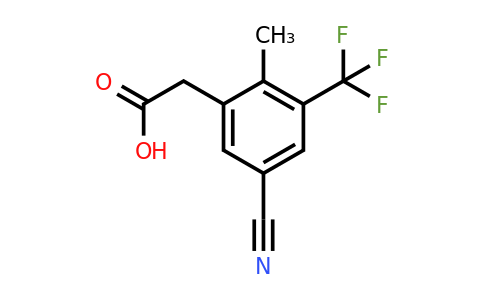 1806314-07-7 | 5-Cyano-2-methyl-3-(trifluoromethyl)phenylacetic acid