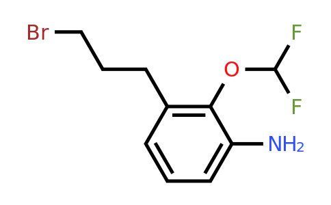 1806314-15-7 | 3-(3-Bromopropyl)-2-(difluoromethoxy)aniline