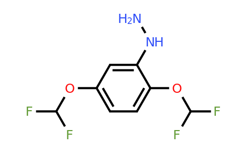 1806314-55-5 | (2,5-Bis(difluoromethoxy)phenyl)hydrazine