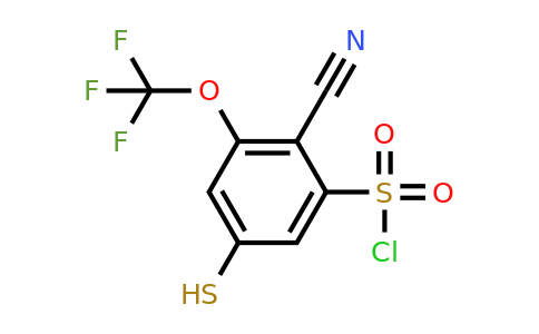 1806314-61-3 | 2-Cyano-5-mercapto-3-(trifluoromethoxy)benzenesulfonylchloride