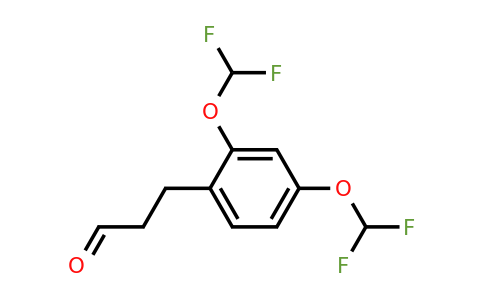 1806314-63-5 | (2,4-Bis(difluoromethoxy)phenyl)propanal