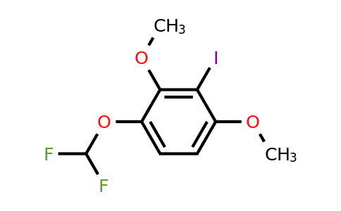 1806314-91-9 | 1-Difluoromethoxy-2,4-dimethoxy-3-iodobenzene