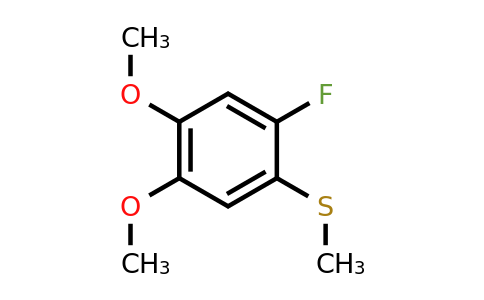 1806314-94-2 | 4,5-Dimethoxy-2-fluorothioanisole