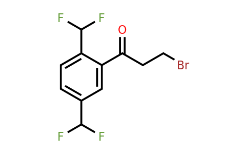 1806315-04-7 | 1-(2,5-Bis(difluoromethyl)phenyl)-3-bromopropan-1-one