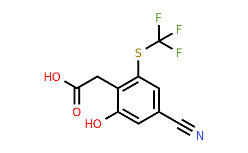 1806315-07-0 | 4-Cyano-2-hydroxy-6-(trifluoromethylthio)phenylacetic acid