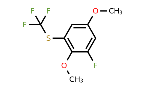 1806315-15-0 | 1,4-Dimethoxy-2-fluoro-6-(trifluoromethylthio)benzene
