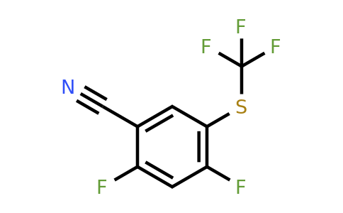 1806315-19-4 | 2,4-Difluoro-5-(trifluoromethylthio)benzonitrile