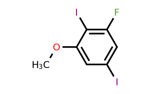 1806315-85-4 | 2,5-Diiodo-3-fluoroanisole