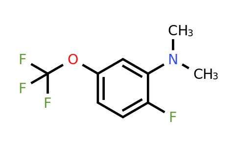 1806316-64-2 | 1-Dimethylamino-2-fluoro-5-(trifluoromethoxy)benzene