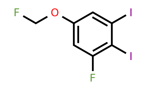 1806316-66-4 | 1,2-Diiodo-3-fluoro-5-(fluoromethoxy)benzene