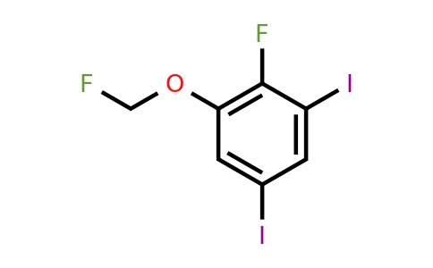1806316-70-0 | 1,5-Diiodo-2-fluoro-3-(fluoromethoxy)benzene