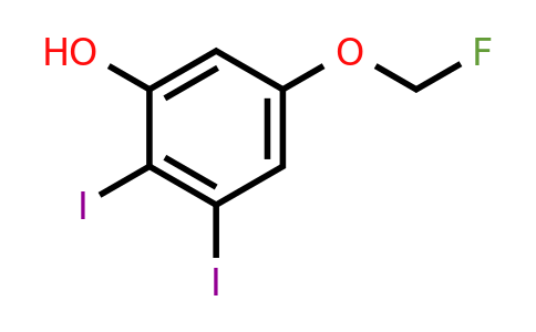 1806316-74-4 | 2,3-Diiodo-5-(fluoromethoxy)phenol