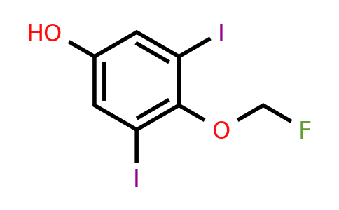 1806316-82-4 | 3,5-Diiodo-4-(fluoromethoxy)phenol