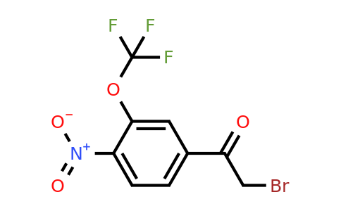 1806317-72-5 | 4'-Nitro-3'-(trifluoromethoxy)phenacyl bromide