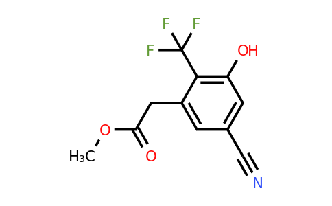 1806318-54-6 | Methyl 5-cyano-3-hydroxy-2-(trifluoromethyl)phenylacetate