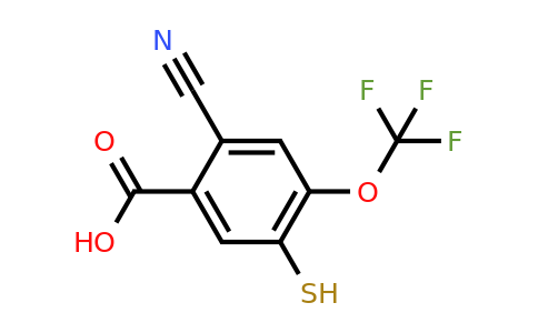 1806319-11-8 | 2-Cyano-5-mercapto-4-(trifluoromethoxy)benzoic acid