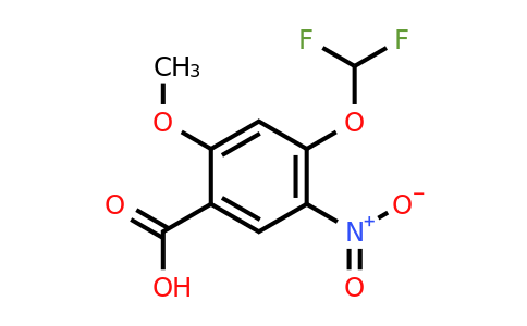1806319-37-8 | 4-Difluoromethoxy-2-methoxy-5-nitrobenzoic acid