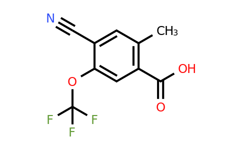 1806319-93-6 | 4-Cyano-2-methyl-5-(trifluoromethoxy)benzoic acid