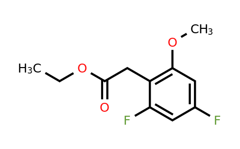 1806320-06-8 | Ethyl 2,4-difluoro-6-methoxyphenylacetate