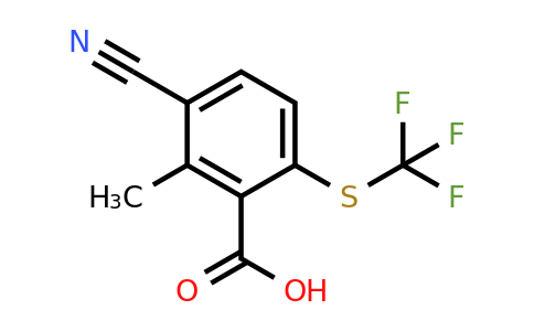 1806320-31-9 | 3-Cyano-2-methyl-6-(trifluoromethylthio)benzoic acid