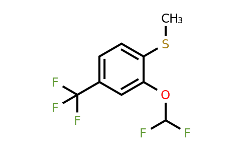 1806320-47-7 | 2-Difluoromethoxy-4-(trifluoromethyl)thioanisole