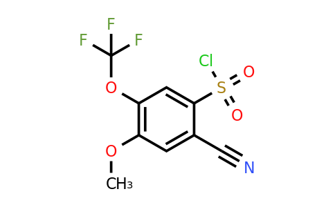 1806320-54-6 | 2-Cyano-4-methoxy-5-(trifluoromethoxy)benzenesulfonylchloride