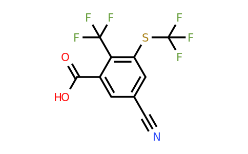 1806320-71-7 | 5-Cyano-2-trifluoromethyl-3-(trifluoromethylthio)benzoic acid