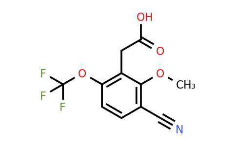 1806320-75-1 | 3-Cyano-2-methoxy-6-(trifluoromethoxy)phenylacetic acid