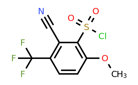 1806321-29-8 | 2-Cyano-6-methoxy-3-(trifluoromethyl)benzenesulfonylchloride