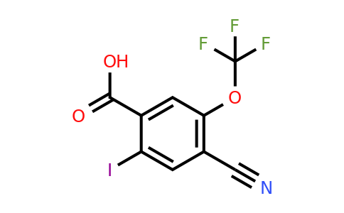 1806322-00-8 | 4-Cyano-2-iodo-5-(trifluoromethoxy)benzoic acid