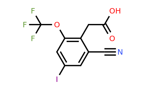 1806322-48-4 | 2-Cyano-4-iodo-6-(trifluoromethoxy)phenylacetic acid