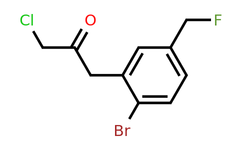 1806322-51-9 | 1-(2-Bromo-5-(fluoromethyl)phenyl)-3-chloropropan-2-one