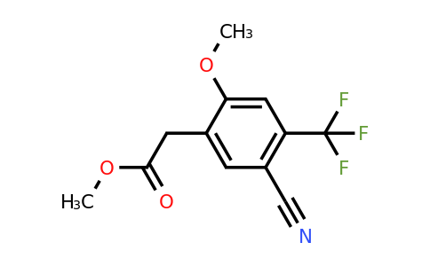 1806322-52-0 | Methyl 5-cyano-2-methoxy-4-(trifluoromethyl)phenylacetate