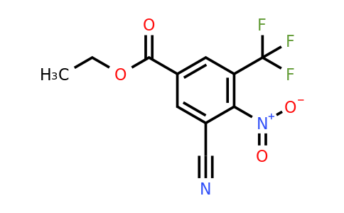 1806322-75-7 | Ethyl 3-cyano-4-nitro-5-(trifluoromethyl)benzoate