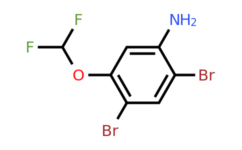 1806322-80-4 | 2,4-Dibromo-5-(difluoromethoxy)aniline