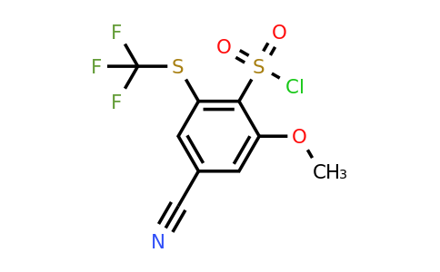 1806322-94-0 | 4-Cyano-2-methoxy-6-(trifluoromethylthio)benzenesulfonylchloride