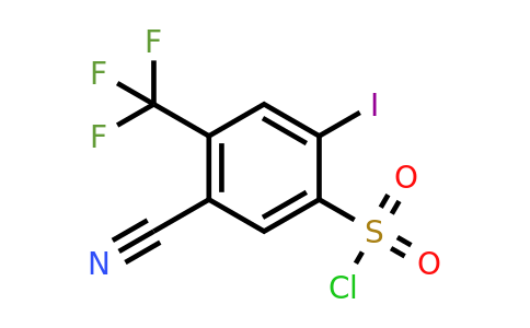 1806323-07-8 | 5-Cyano-2-iodo-4-(trifluoromethyl)benzenesulfonylchloride