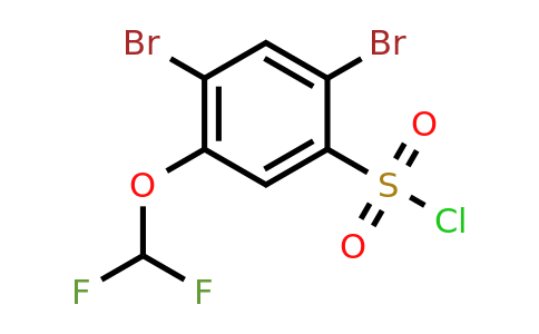 1806323-14-7 | 2,4-Dibromo-5-(difluoromethoxy)benzenesulfonyl chloride