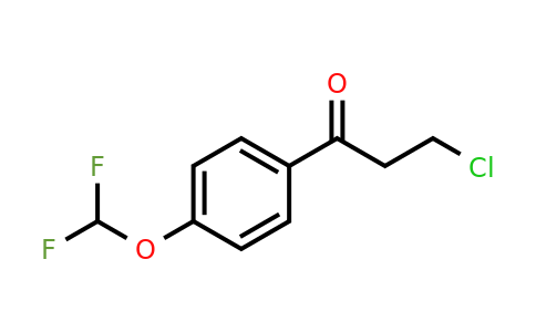 1806323-17-0 | 3-Chloro-1-(4-(difluoromethoxy)phenyl)propan-1-one