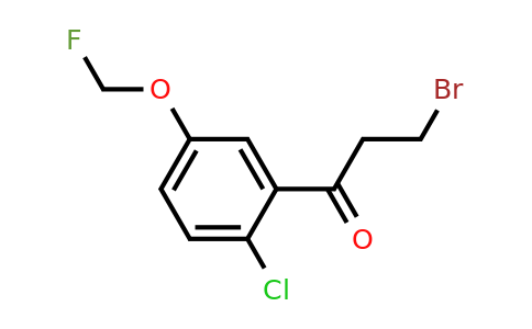 1806323-67-0 | 3-Bromo-1-(2-chloro-5-(fluoromethoxy)phenyl)propan-1-one