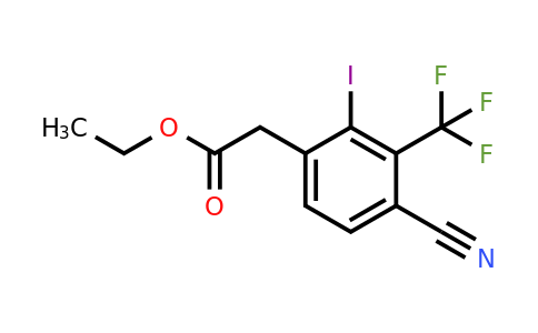 1806323-84-1 | Ethyl 4-cyano-2-iodo-3-(trifluoromethyl)phenylacetate