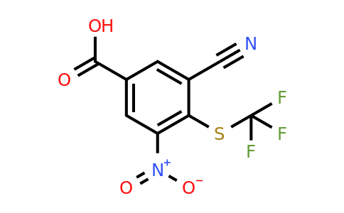 1806323-89-6 | 3-Cyano-5-nitro-4-(trifluoromethylthio)benzoic acid