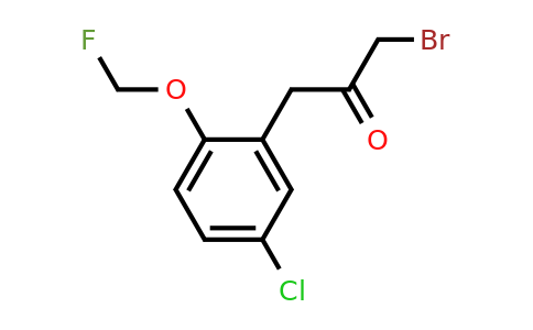 1806324-03-7 | 1-Bromo-3-(5-chloro-2-(fluoromethoxy)phenyl)propan-2-one